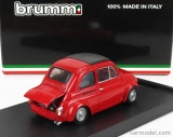 Brumm Fiat 500 590gt N 0 Giannini Vallelunga 1969 1:43 Red