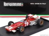Brumm Ferrari F1  312b N 28 Belgium Gp 1970 Ignazio Giunti 1:43 Červená Bílá