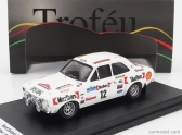 Trofeu Ford england Escort Mki (nočná verzia) N 12 4th Rally Artic 1974 Markku Alen - Ilkka Kivimaki 1:43 Biela