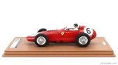 Tecnomodel Ferrari F1  Dino 246/256 Team Scuderia Ferrari N 6 2nd Avus Germany Gp (with Pilot Figure) 1959 Daniel Gurney 1:18 Red