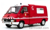 Otto-mobile Renault Master T30d Van Vehicule De Secours D'urgence Aux Asphyxies Marseille Marine Sapeurs Pompiers 1980 1:18 Červená Bílá