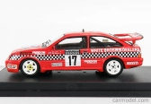 Trofeu Ford england Sierra Cosworth Rs N 17 Rally National Breakdown 1987 R.stoneman - P.davis 1:43 Red Black