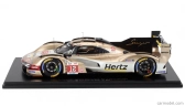 Spark-model Porsche 963 9rd 4.6l Turbo V8 Team Hertz Jota N 12 24h Le Mans 2024 Will Stevens - Norman Nato - Callum Ilott 1:18 Bílé Zlato