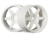 TE37 disky 26mm biele (6mm offset)