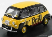 Brumm Fiat 600 Multipla Veicolo Commerciale Lucido Da Scarpe Brill 1956 1:43 Žlutá Modrá