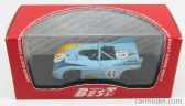 Najlepší model Porsche 908/03 N 41 2nd Nurburgring Interserie 1972 R.jost 1:43 Light Blue