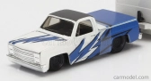 Maisto Chevrolet 1500 Pick-up With Trailer Car Transporter + Subaru Brx 2019 1:64 modro-biela