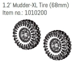 HBP240370 - (1010200) 1.2"" Wheel Set ""Mudder-XL"" 68mm (4)