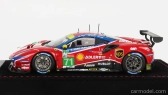 Bbr-models Ferrari 488 Gte Evo 3.9l Turbo V8 Team Af Corse N 71 Lmgte Pro Class 24h Le Mans 2020 S.bird - M.molina - D.rigon - Con Vetrina - S vitrínou 1:43 červená biela modrá