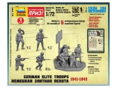 Zvezda figúrky German Elite Troops 1939-43 (1:72)
