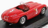 Art-model Ferrari 166mm Barchetta Ch.0010 N 5 Automobile Club France Comminges 1949 L.chinetti 1:43 Červená