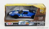 Motor-max Ford usa Gt40 N 62 Racing 1966 1:43 Modrá Bílá