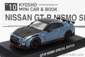Kyosho Nissan Gt-r (r35) Nismo Coupe 2022 1:64 Modrá čierna