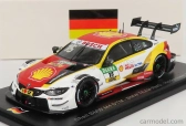 Spark-model BMW radu 4 M4 Bmw Team Rmg N 15 Dtm Hockenheim 2018 A.farfus 1:43 Biela červená žltá