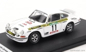 Trofeu Porsche 911 Carrera Rs (nočná verzia) N 11 Rally Portugal 1976 Antonio Borges - Joao Anjos 1:43 Biela