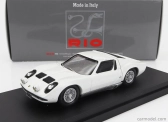 Rio-models Lamborghini Miura P400 1967 - Osobné auto Johnny Hallyday 1:43 Biela