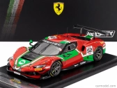 Looksmart Ferrari 296 Gt3 3.0l Twin Turbo V6 Team Af Corse N 52 24h Spa 2024 Andrea Bertolini - Jef Machiels - Louis Machiels - Tommaso Mosca 1:43 Červená Zelená