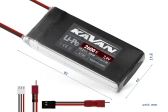 KAVAN Li-Po 2600mAh/7,4V 5/10C pre Aurora 9/9X