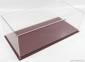 Atlantic Vetrina display box Molhouse Base In Pelle - Leather Base Bordeaux - Lungh.lenght Cm 51 X Largh.width Cm 24 X Alt.height Cm 19 (altezza Interna 15.3 Cm ) 1:12 Plastový Displej