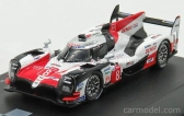 Spark-model Toyota Ts050 Hybrid 2.4l Turbo V6 Team Toyota Gazoo Racing N 8 Winner 24h Le Mans 2018 F.alonso - S.buemi - K.nakajima 1:87 Bílá Červená Černá