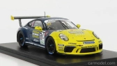 Spark-model Porsche 911 991 Gt3 Cup N 25 Porsche Carrera Cup England Champion 2021 Dan Cammish 1:43 Black Yellow
