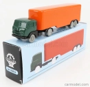 Officina-942 Fiat 682 T2 Truck Semirimorchio Furgonato 1955 1:76 Zelená oranžová