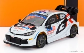 Ixo-models Toyota Yaris Gr Rally1 Team Toyota Gazoo Racing Wrt N 5 4th Rally Finland 2024 Sami Pajari - Enni Malkonen 1:18 Bílá