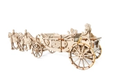 Ugears 3D drevené mechanické puzzle Kráľovský koč