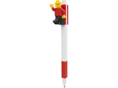 LEGO gélové pero s minifigúrkou červené
