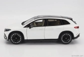 Nzg Mercedes benz Eqs Suv (x296) Von Mercedes-eq 2022 1:18 Diamantově Bílá