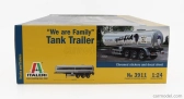 Italeri Trailer Tank Trailer For Truck - We Are Familiy - Trasporto Latte 1:24 /