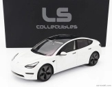 Ls-collectibles Tesla Model 3 2021 1:18 Perleťově Bílá Met