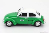 Welly Volkswagen Beetle Maggiolino Taxi Mexico 1969 - Damage Card Box 1:38 Zelená Bílá