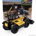 Britains New holland Th7.4z Panoramatický teleskopický traktor Ruspa Gommata - škrabák - Elevatore 1:32 Black Yellow