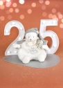 Doudou Darčeková sada Plyšový maznáčik medvedík s čiapočkou sivý 25 cm