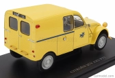 Edicola Citroen 2cv Azu Van Ptt 1954 1:24 žltá