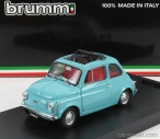 Brumm Fiat 500r Tetto Aperto - Otvorené 1972 1:43 Turchese Farfalla