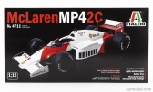 Italeri Mclaren F1 Mp42c N 1 Majster sveta Alain Prost + N 2 Keke Rosberg Sezóna 1986 1:12 Bielo-červená