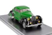 Kess-model Bugatti T57 Labourdette Vutotal Coupe 1936 1:43 zelená čierna
