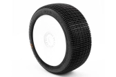 ADDICTIVE V2 BUGGY S3 (MEDIUM) lepené pneumatiky, biele disky, 2 ks.