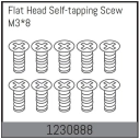 1230888 - M3*8 Flat Head Self-tapping Screw Set (10)