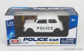 Motor-max Mini Cooper Police 1965 1:43 biely
