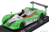 Edicola Courage C60 Peugeot A32 3.2l Turbo V6 Team Pescarolo Sport N 18 24h Le Mans 2002 Stephane Ortelli - Ukyo Katayama - Eric Helary 1:43 Zelená Strieborná