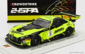 Spark-model Mercedes benz Amg Gt3 Team Getspeed N 3 24h Spa 2023 F.scholze - K.heyer - P.assenheimer - A.peroni 1:43 Yellow Black