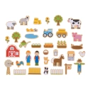 Bigjigs Toys Magnety farma - poškodený obal