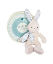 Doudou Béžový plyšový králik z organickej bavlny 25 cm