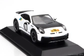 Spark-model Porsche 911 992 N 19 Rally Dakar (livrej 1971) Kupé 2023 1:43 Biela čierna