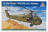 Italeri Sikorsky Uh-34d Helicopter U.s.a. Marines 1974 1:48 /