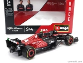 Bburago Alfa romeo F1 C43 Team Stake N 24 Season 2023 Guanyu Zhou 1:43 čierno-červená