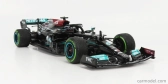 Minichamps Mercedes gp F1 W12 Mercedes M12 Eq Power+ Team Amg Petronas Motorsport Formula One N 44 Winner Sotchi Russian Gp 2021 Lewis Hamilton - 100. víťazstvo F1 - s pit boardom 1:18 čierno-zelená